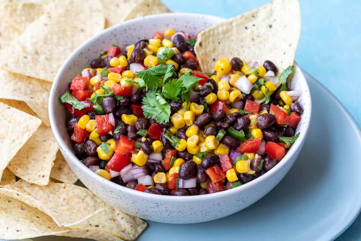 Black Bean and Corn Salsa with Eggs Recipe