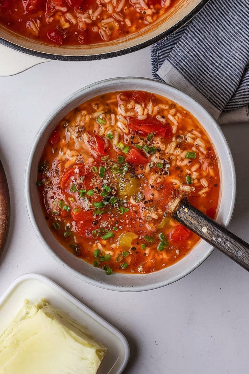 Tomato Rice Soup