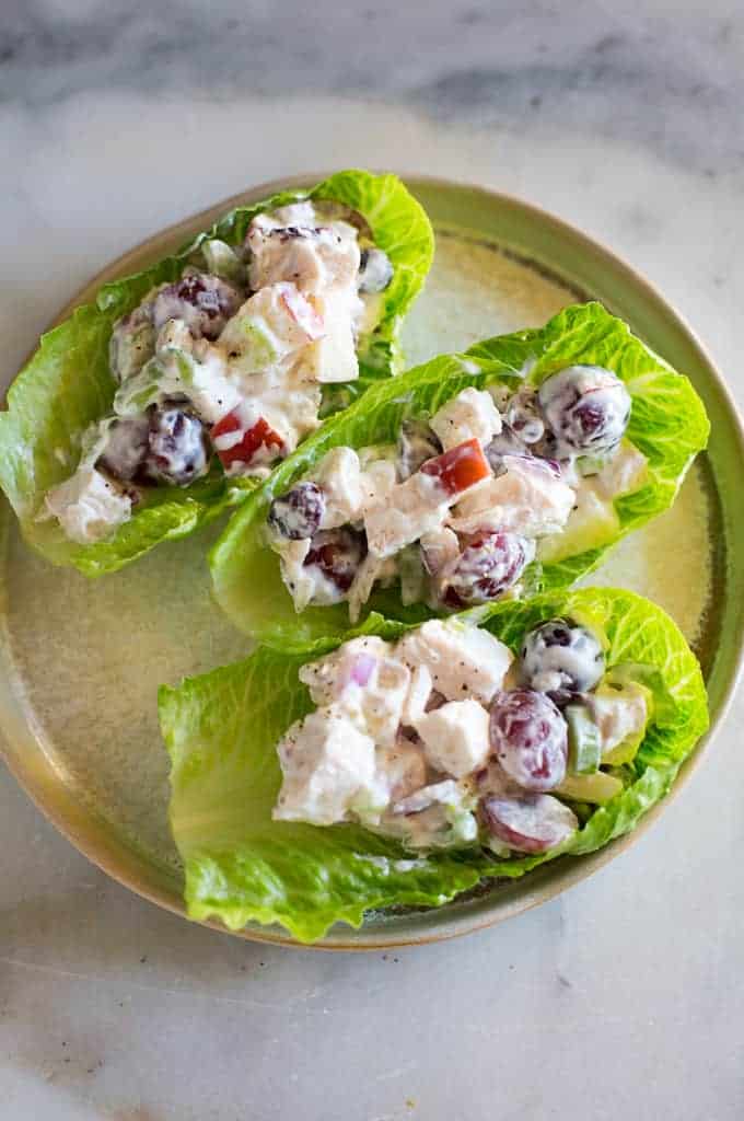 Chicken Salad Lettuce Wraps Recipe
