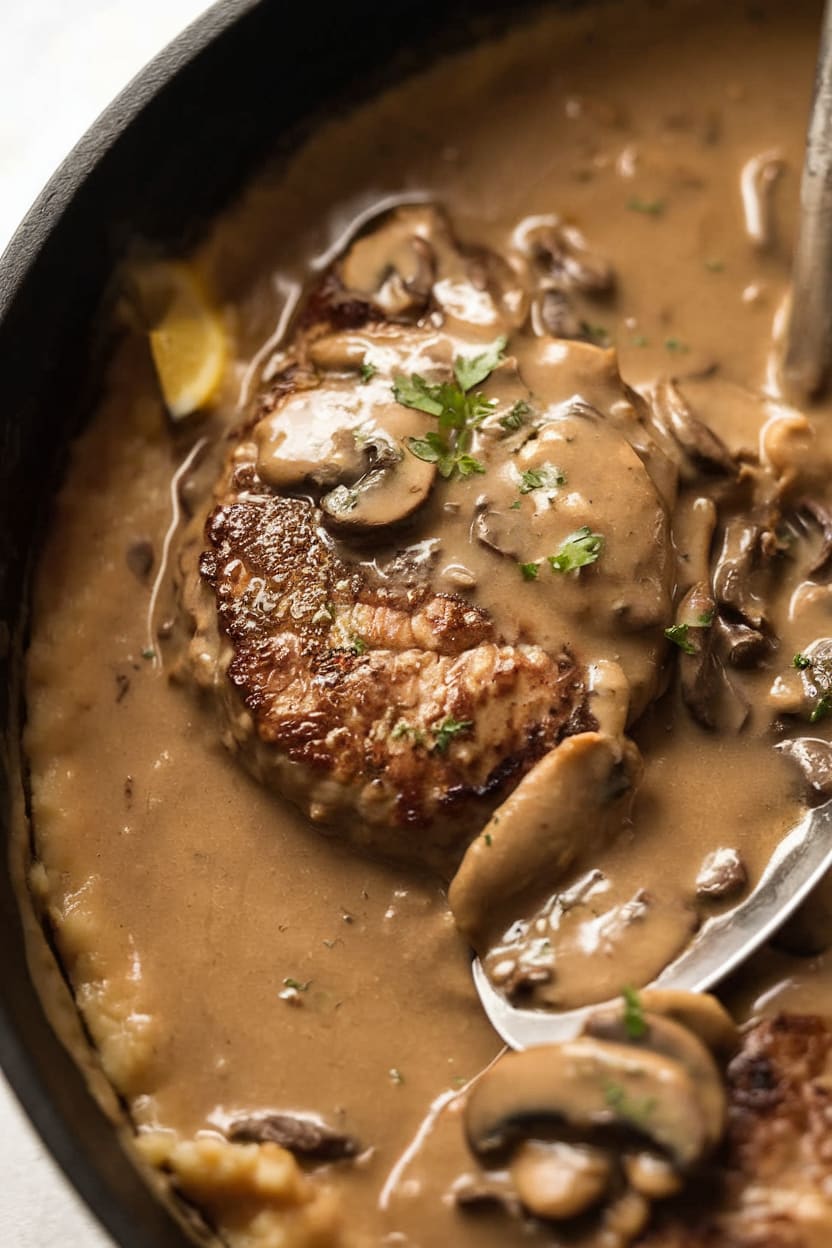 Salisbury Steak with Mushroom Gravy