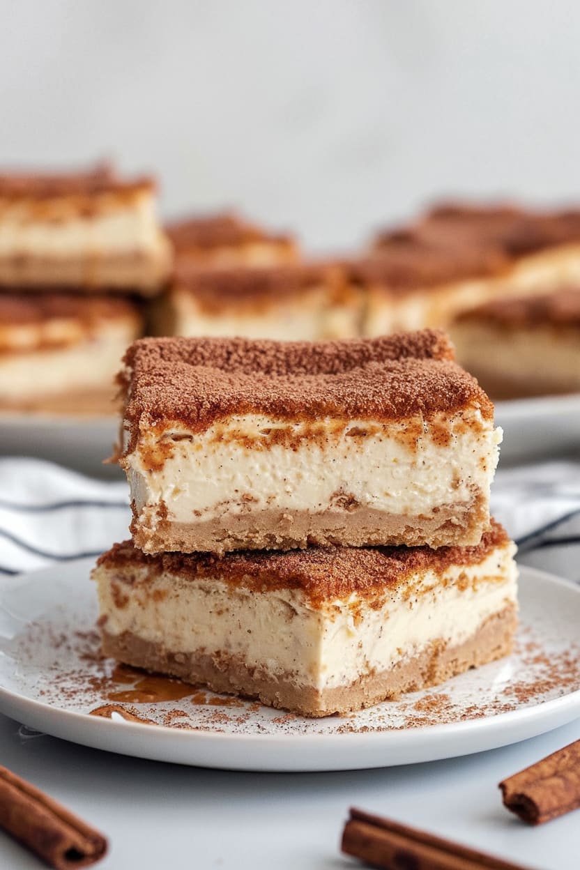 Churro Cheesecake Bars