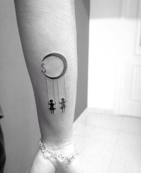 outline thompson sisters tattoo