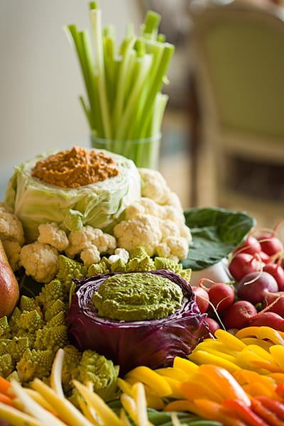 Vegetable Crudités with Dip Recipe