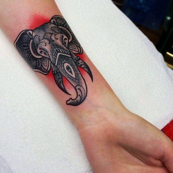 traditional elephant tattoo