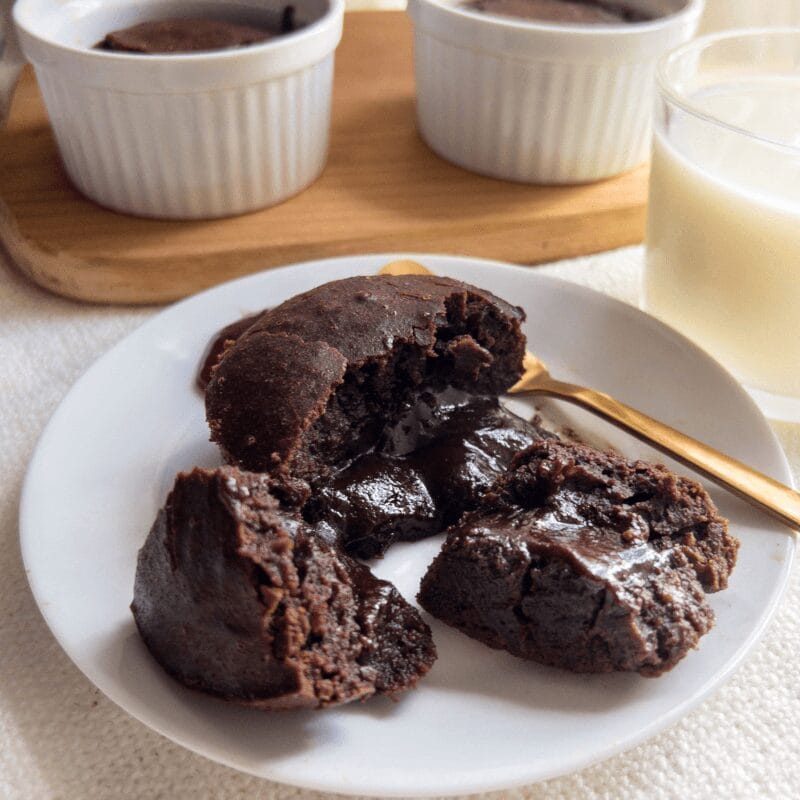 Air Fryer Chocolate Lava Cake Recipe
