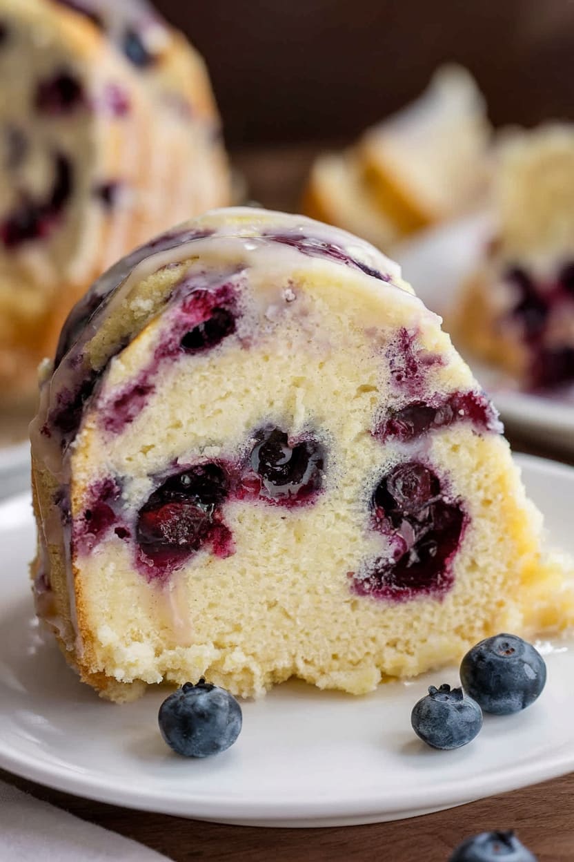 Lemon Blueberry Pound Cake
