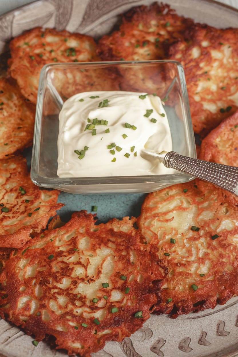 Polish Potato Pancakes (placki ziemniaczane)
