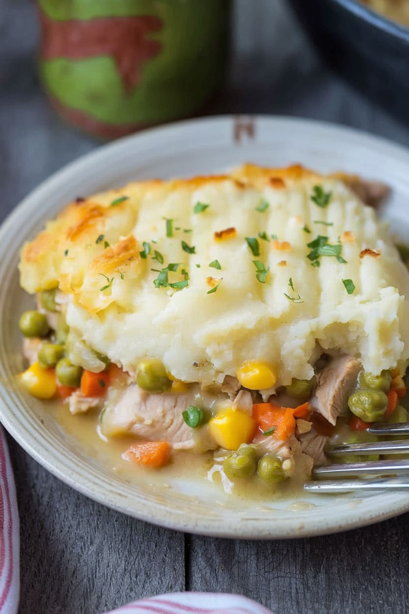 Easy Turkey Shepherd's Pie with Vegetables