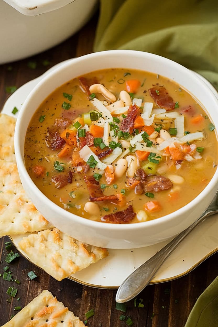 White Bean Soup With Bacon