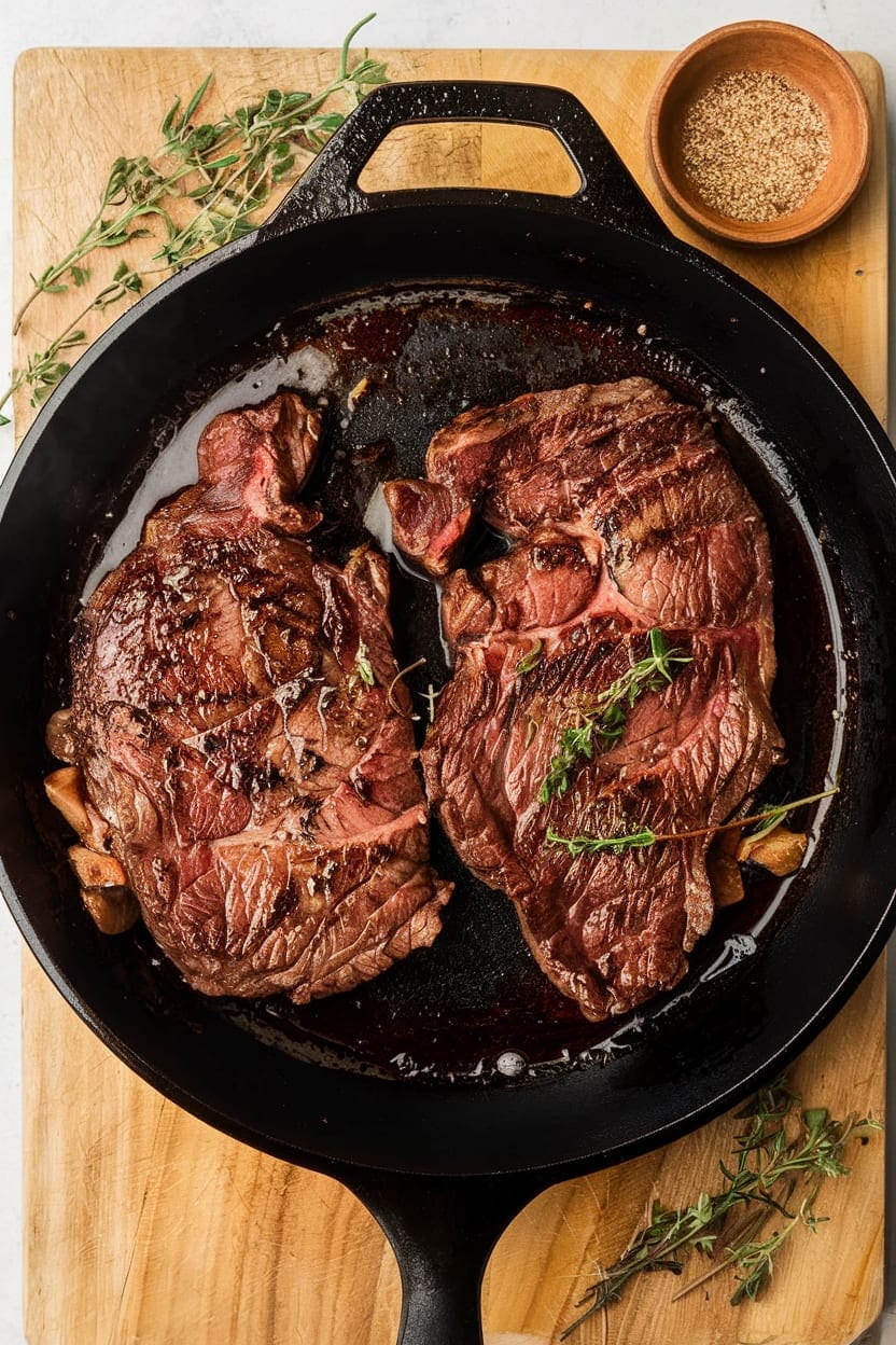Pan-Seared Ribeye