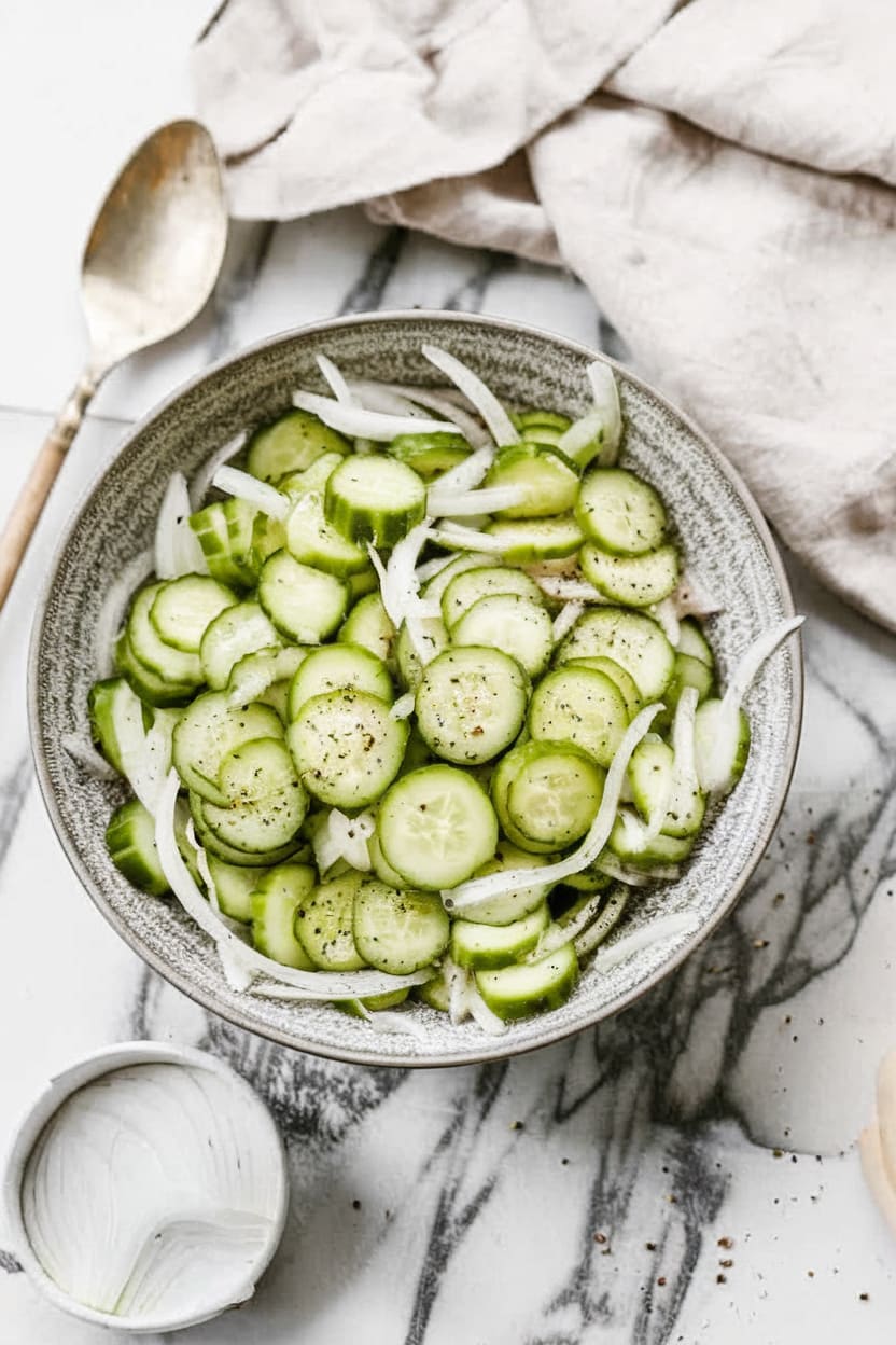 Cucumber and Onion Salad