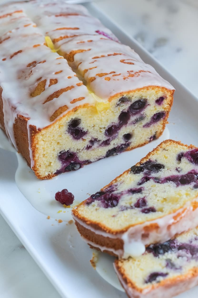 Lemon Blueberry Pound Cake