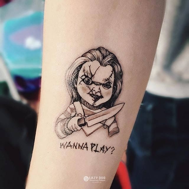 small chucky tattoo
