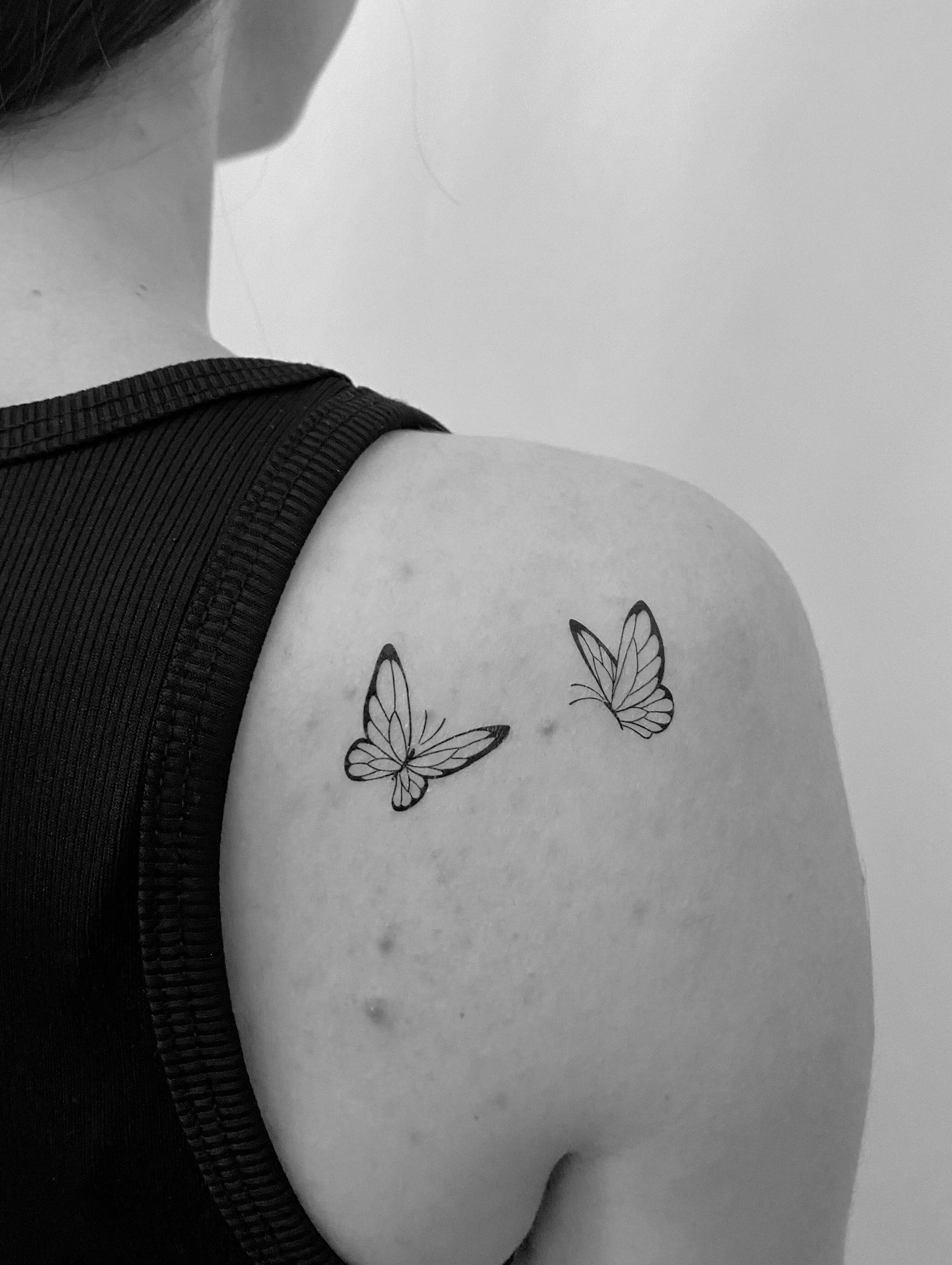 butterfly fine line