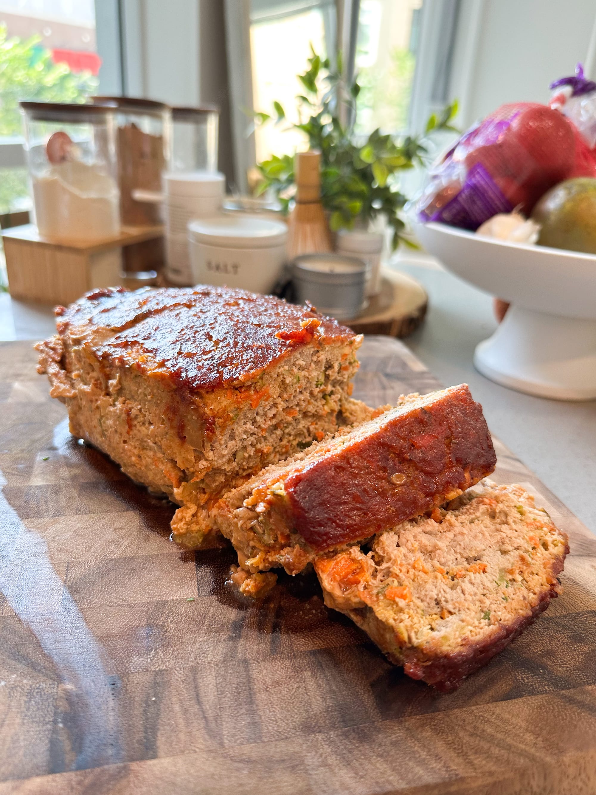 Turkey Meatloaf with Hidden Vegetables Recipe