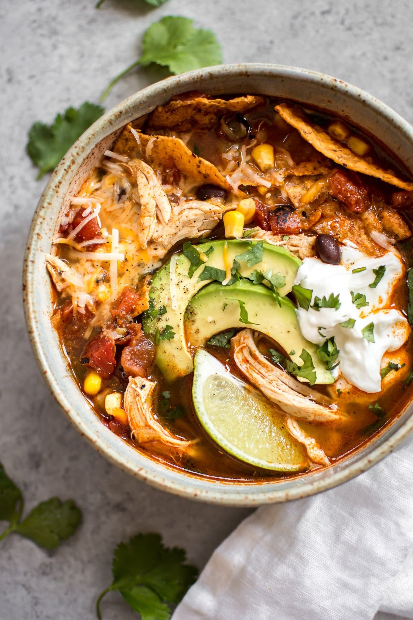 Instant Pot Chicken Tortilla Soup Recipe