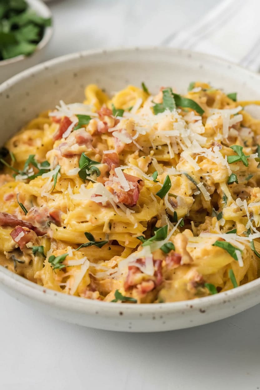 Spaghetti Squash Carbonara