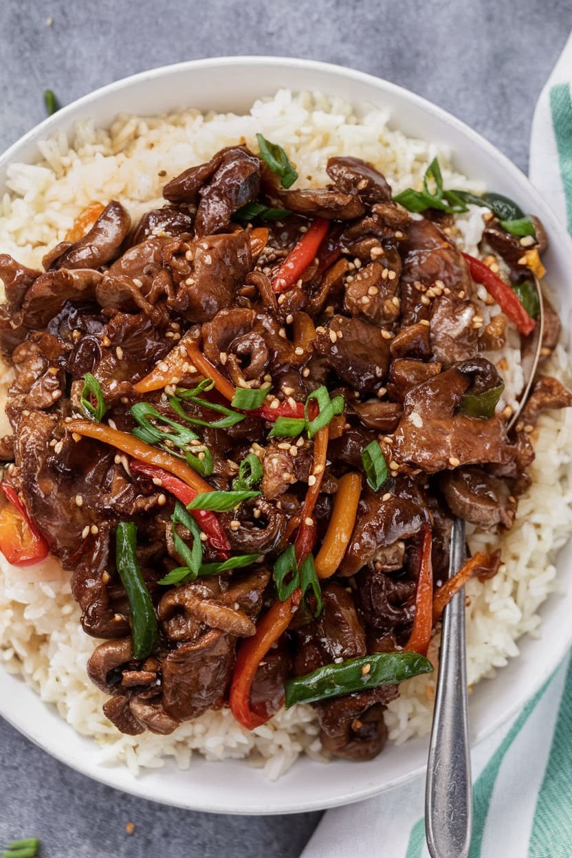 Mongolian Beef Stir Fry