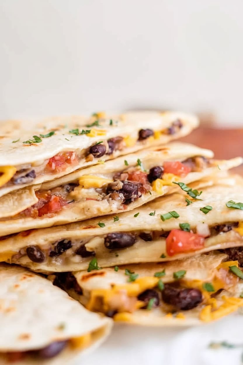 Hearty Black Bean Quesadillas