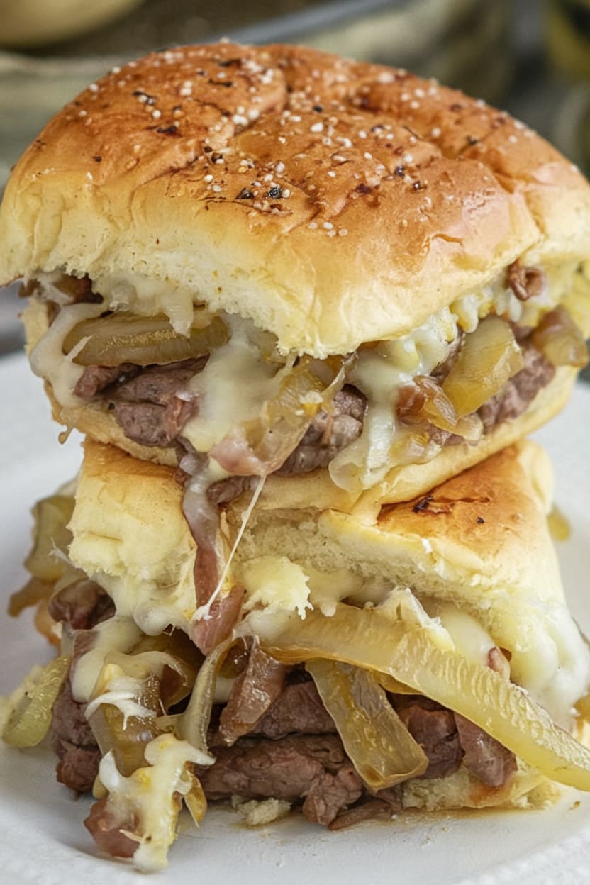 French Onion Beef Sliders