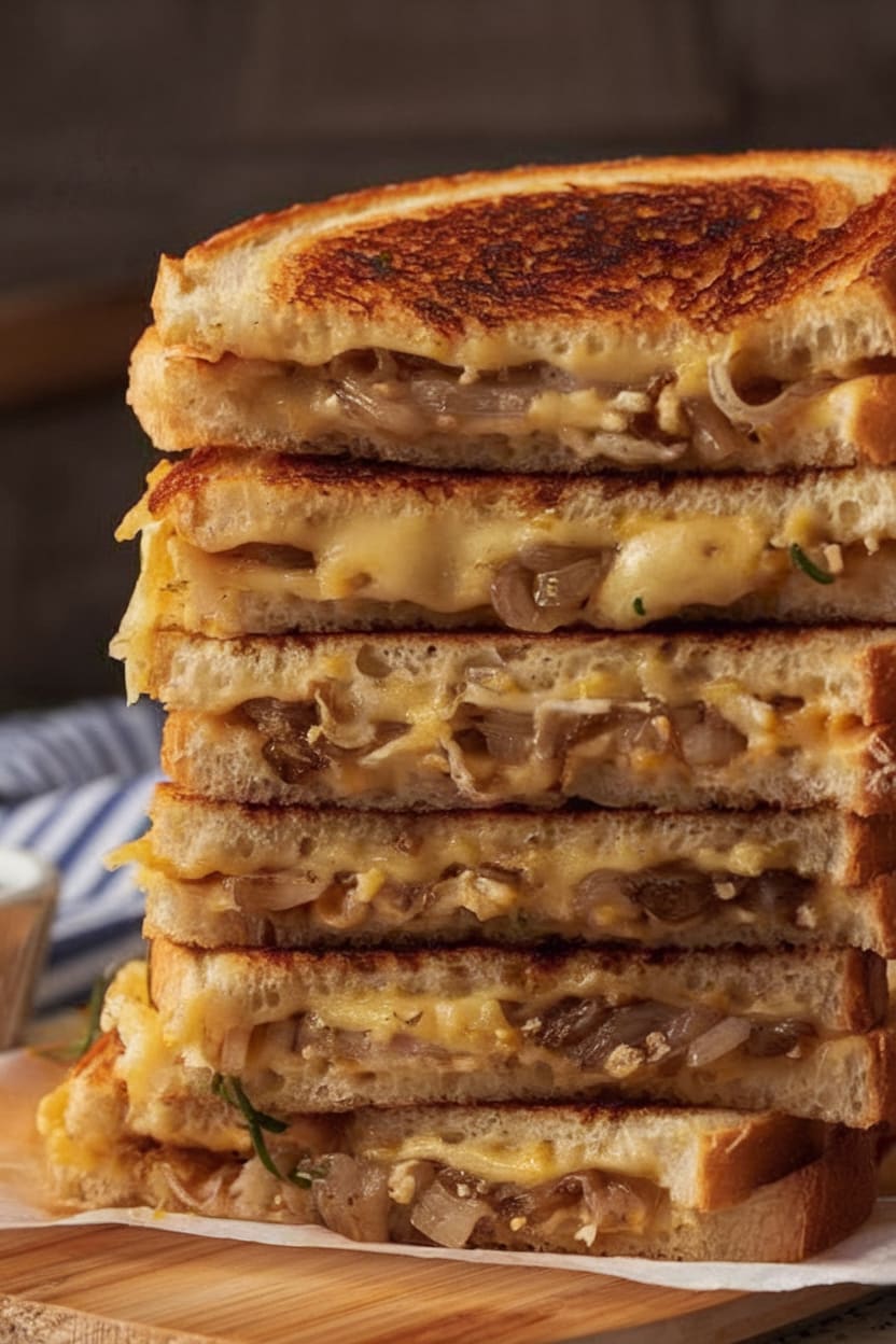 French Onion Soup Grilled Cheese