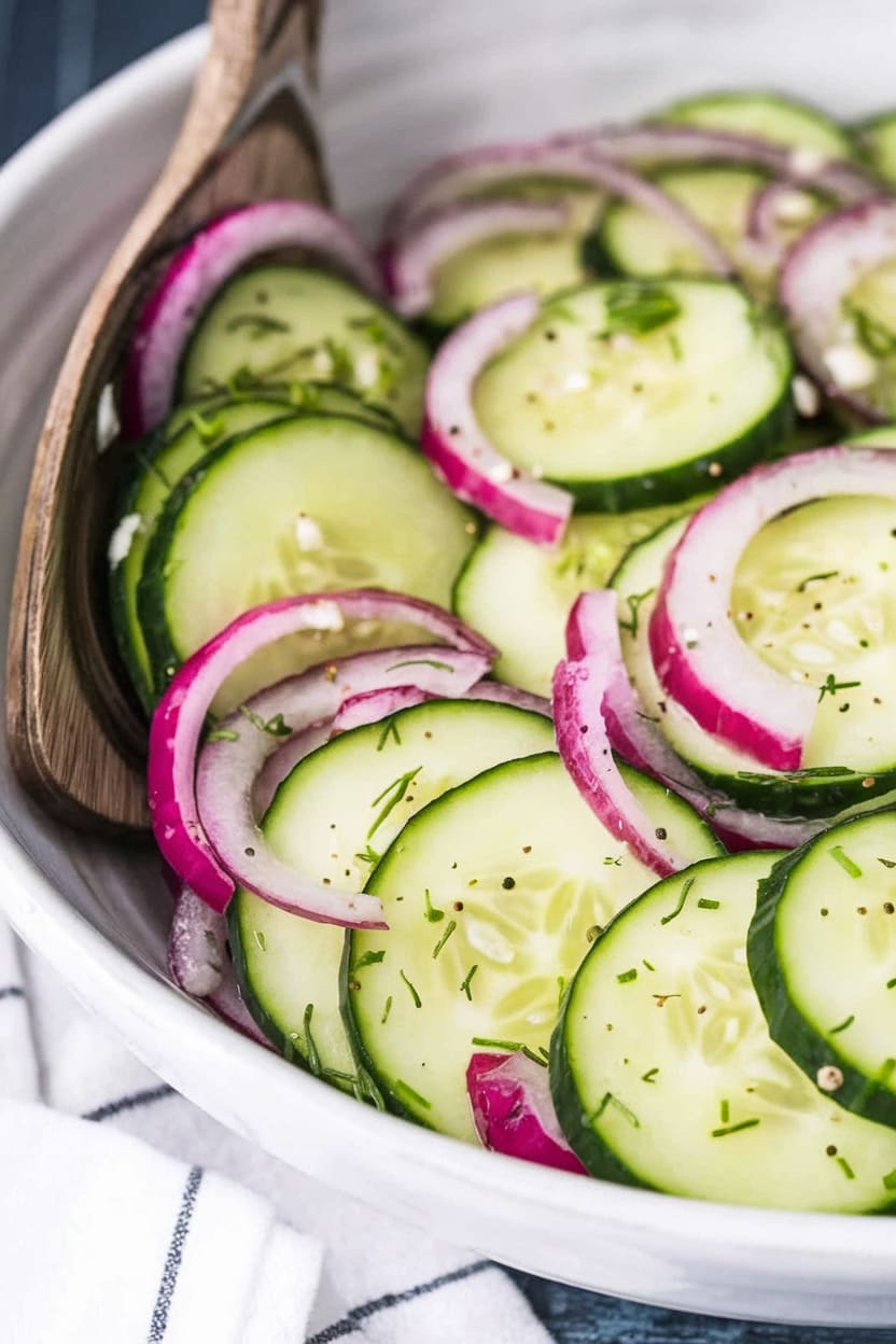Cucumber and Onion Salad
