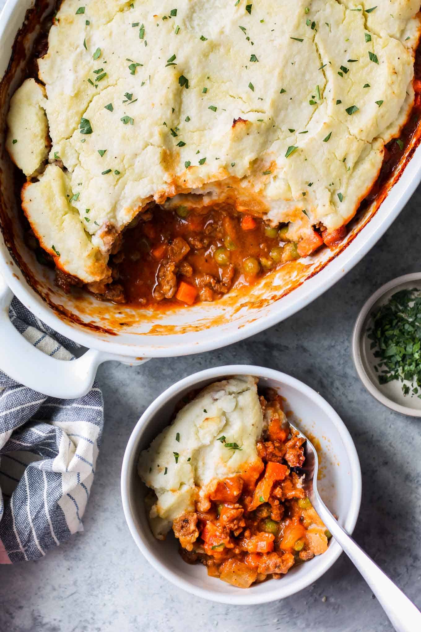 Shepherd's Pie with Cauliflower Mash Recipe