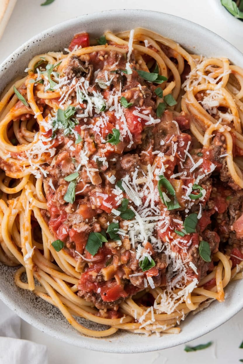 Easy Pasta Bolognese
