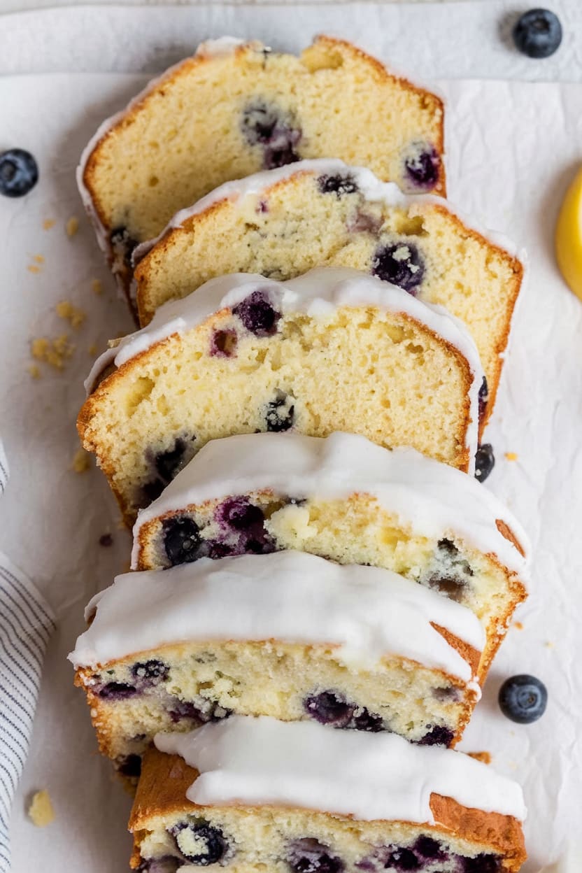 Lemon Blueberry Pound Cake