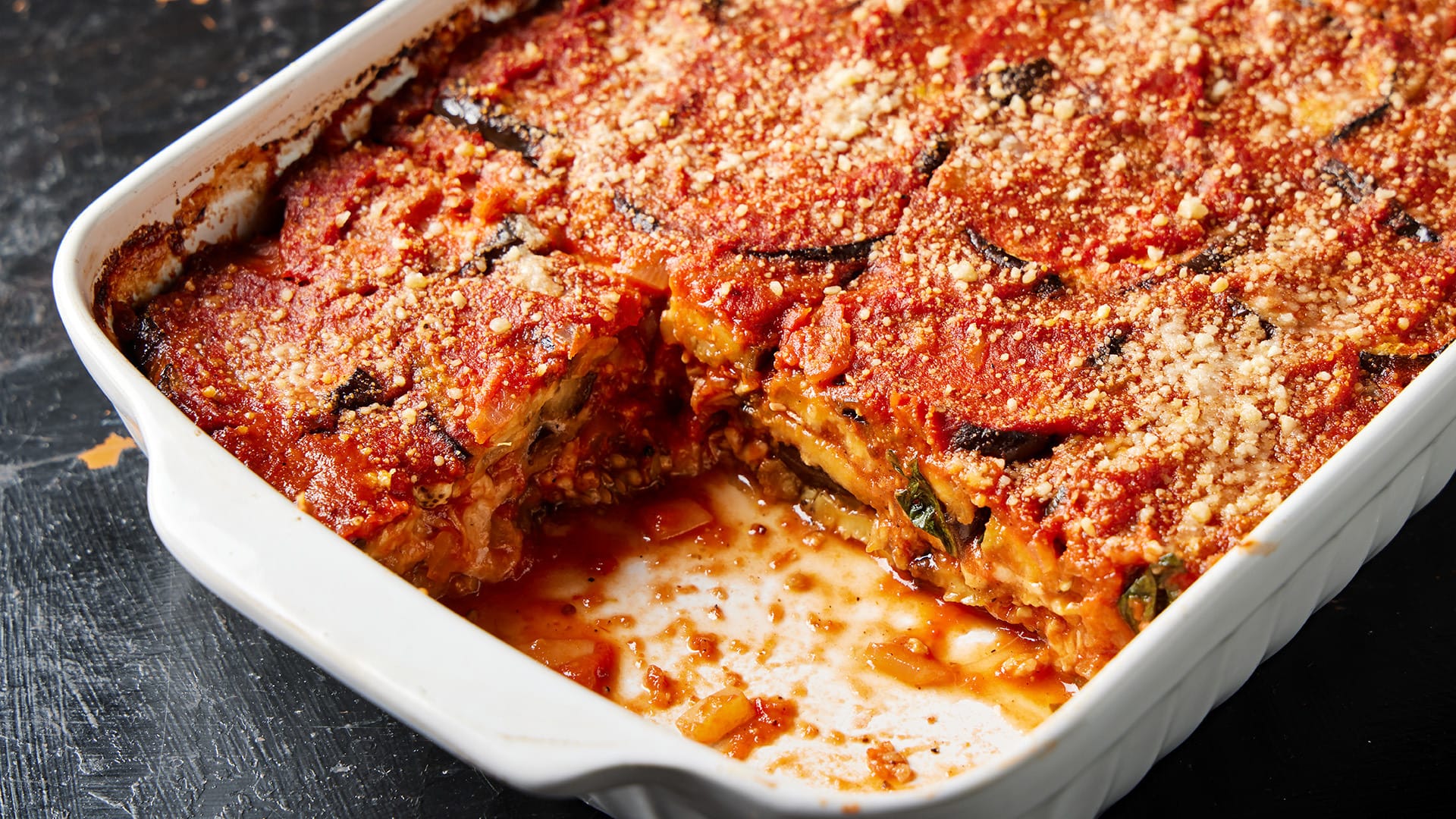 Eggplant Parmesan (Baked, Not Fried) Recipe