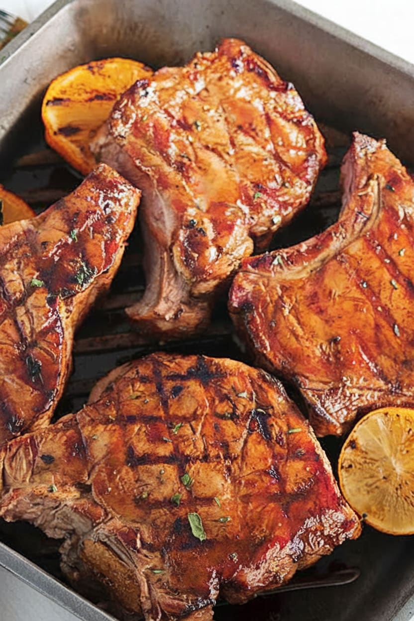 Sweet Tea Brined Pork Chops