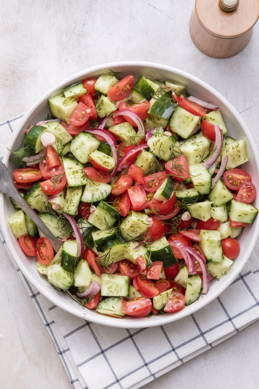 Cucumber Tomato Salad