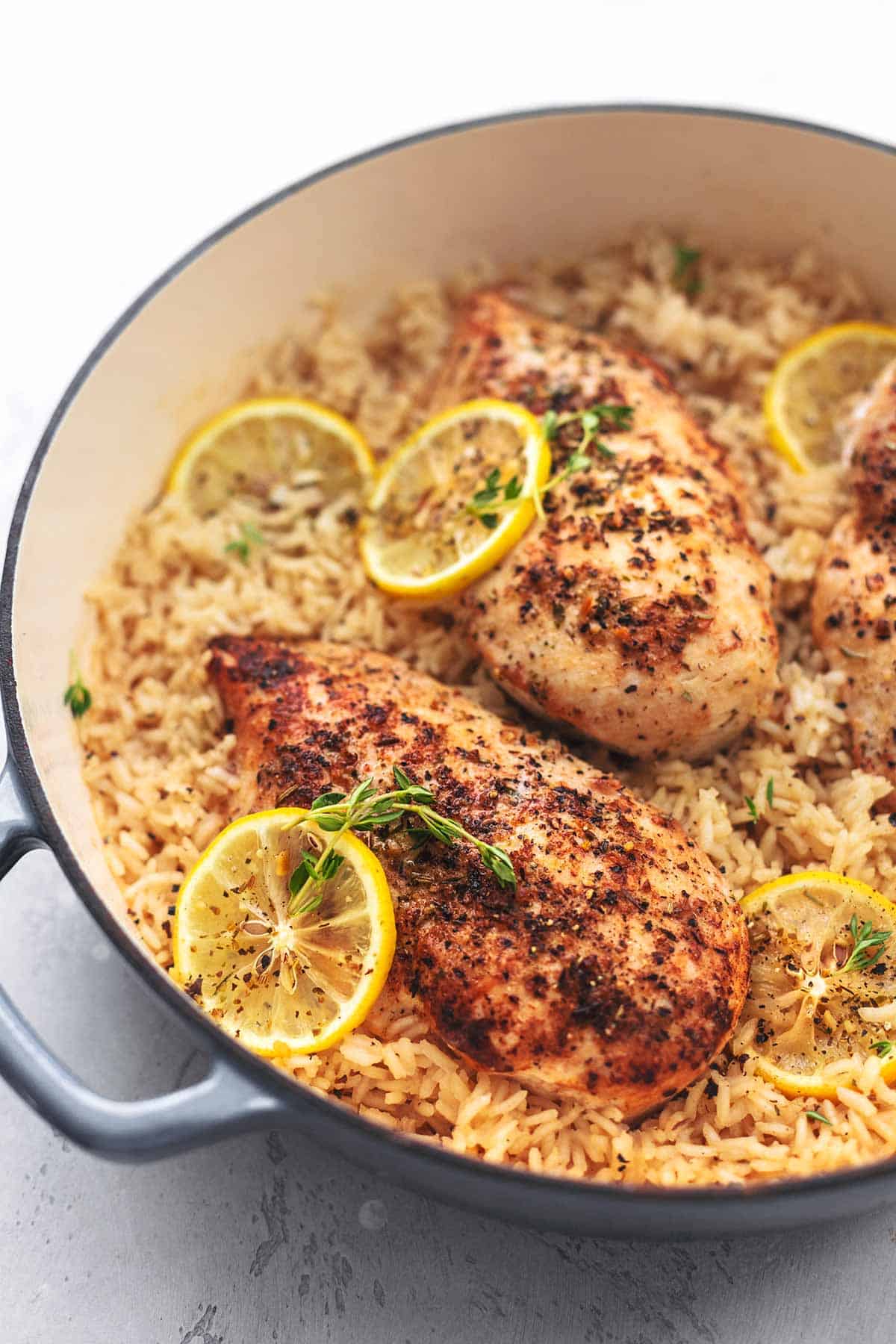 One-Pot Lemon Herb Chicken and Rice Recipe