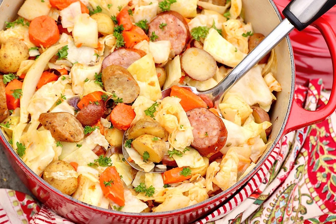 One-Pot Sausage and Cabbage Recipe