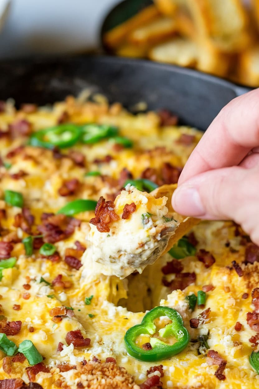 Cheesy Jalapeño Popper Dip