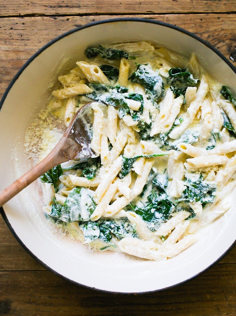 One-Pot Pasta with Spinach and Ricotta Recipe