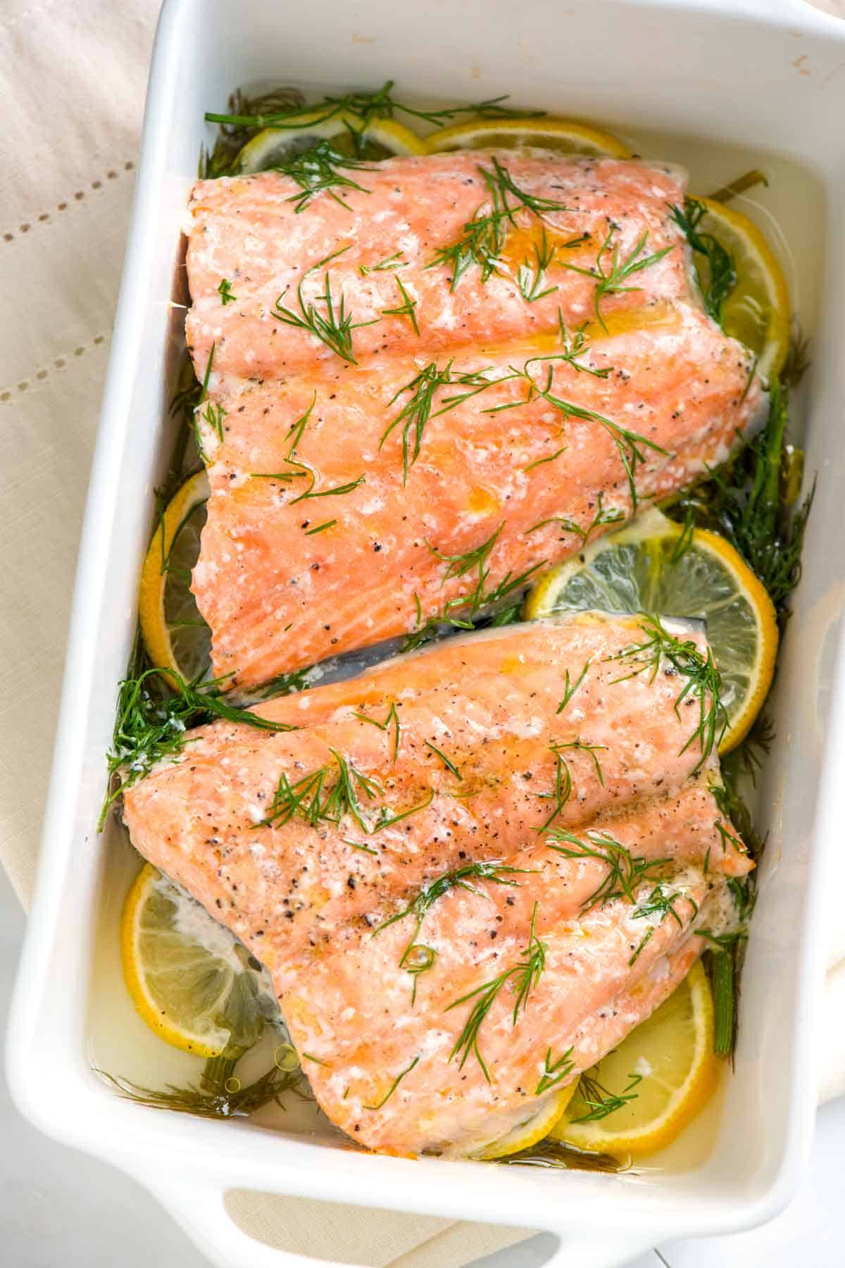 Baked Salmon with Dill Recipe