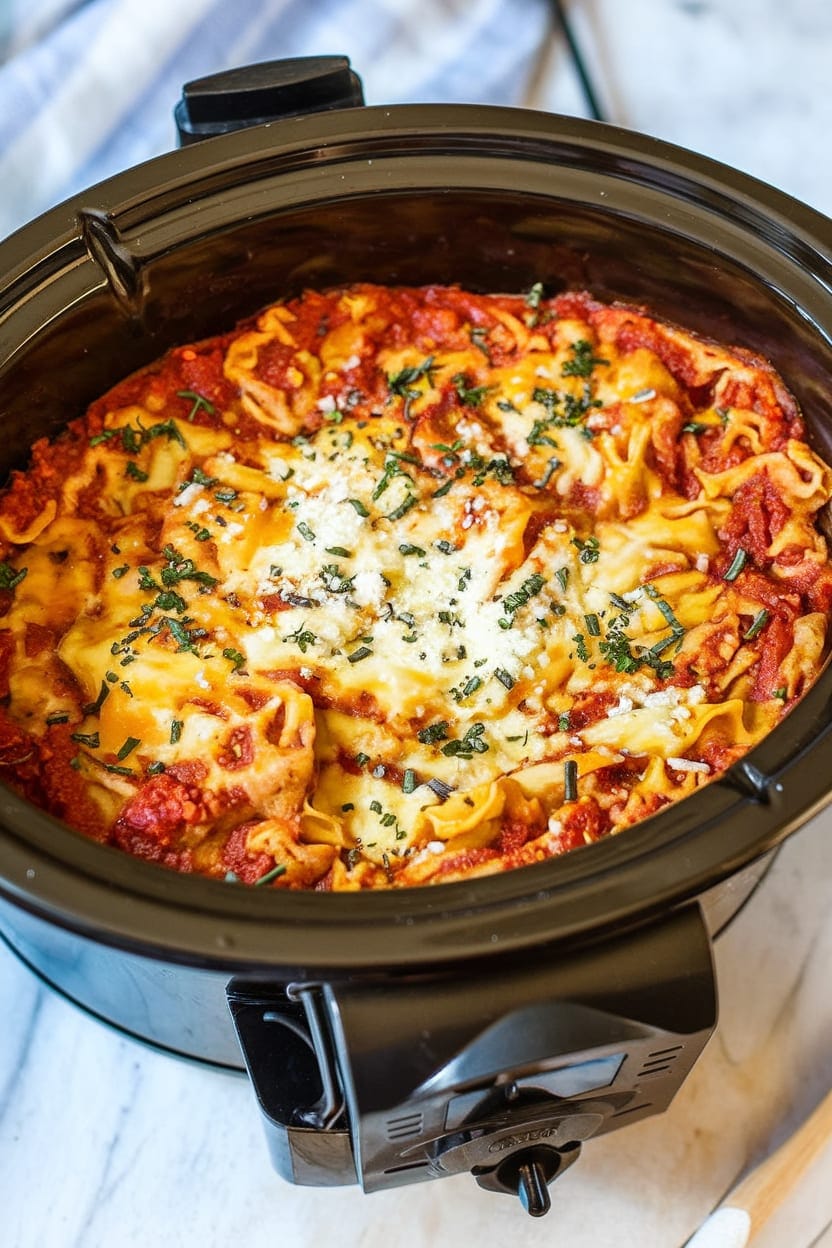 Slow Cooker Lasagna