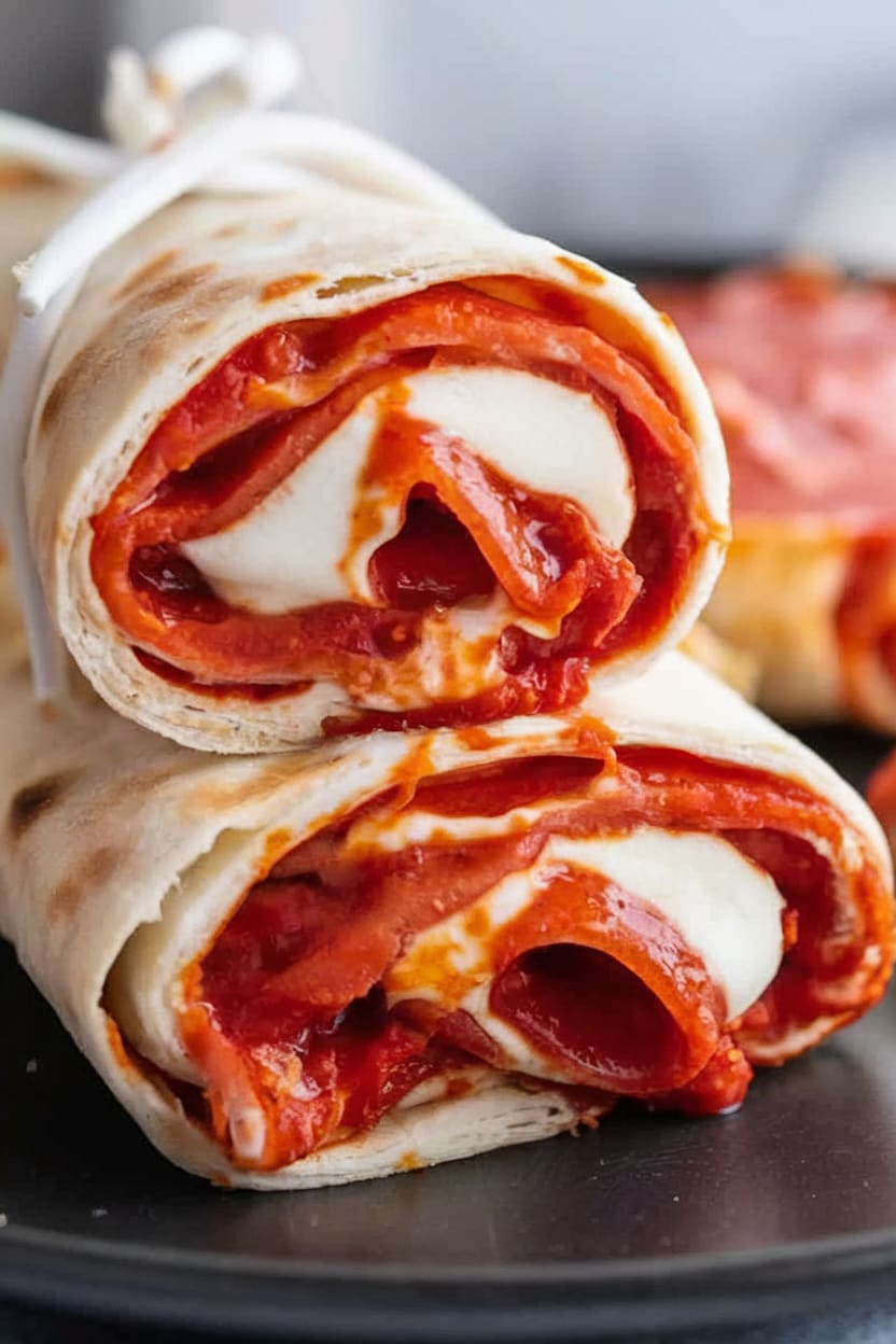 Cheesy Pizza Roll-Ups