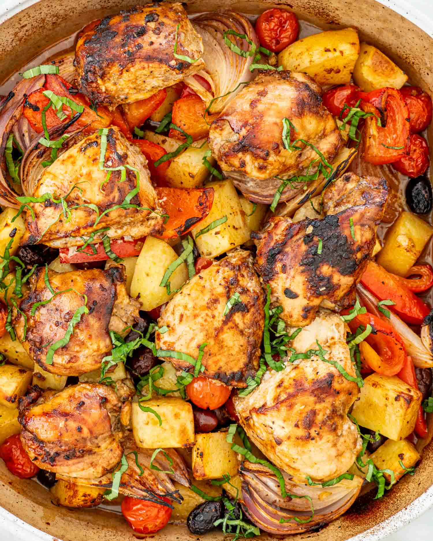 Baked Chicken Breast with Roasted Root Vegetables Recipe