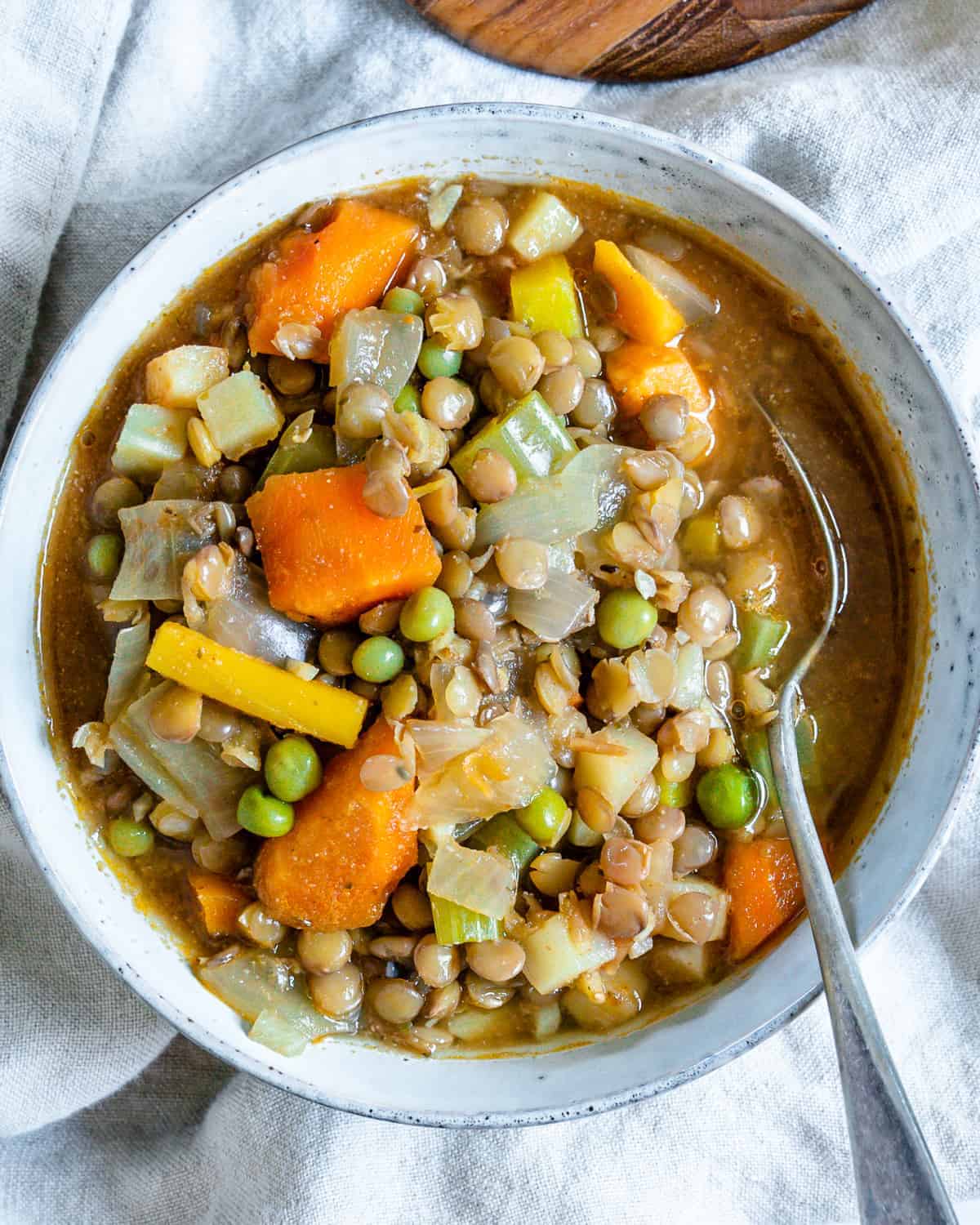 Lentil Soup with Root Vegetables Recipe