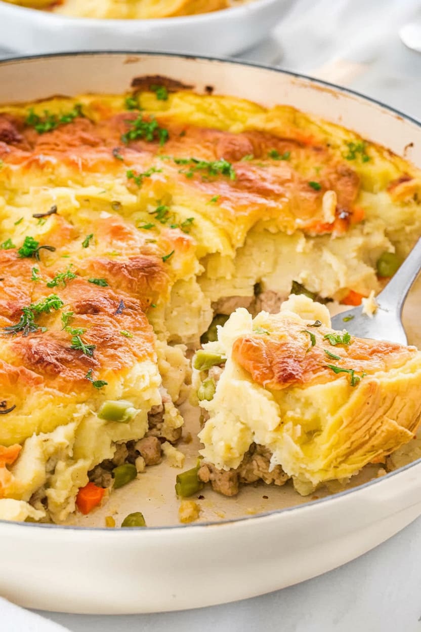 Easy Turkey Shepherd's Pie with Vegetables