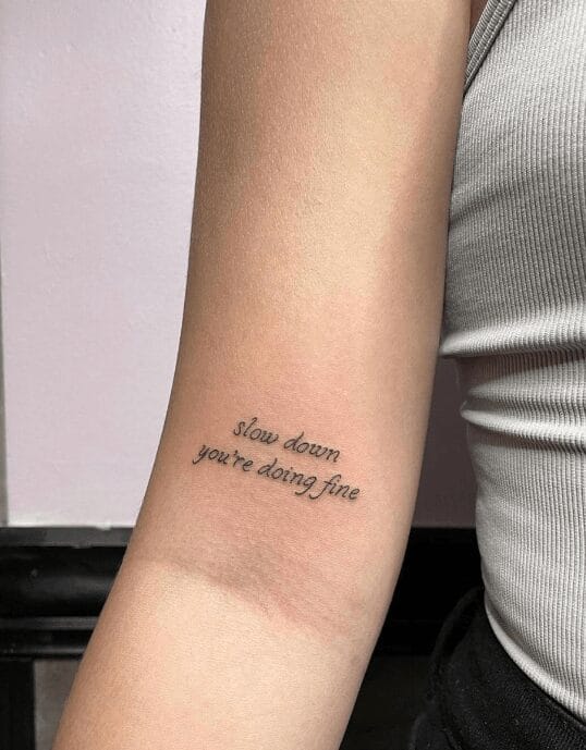 quote tattoo