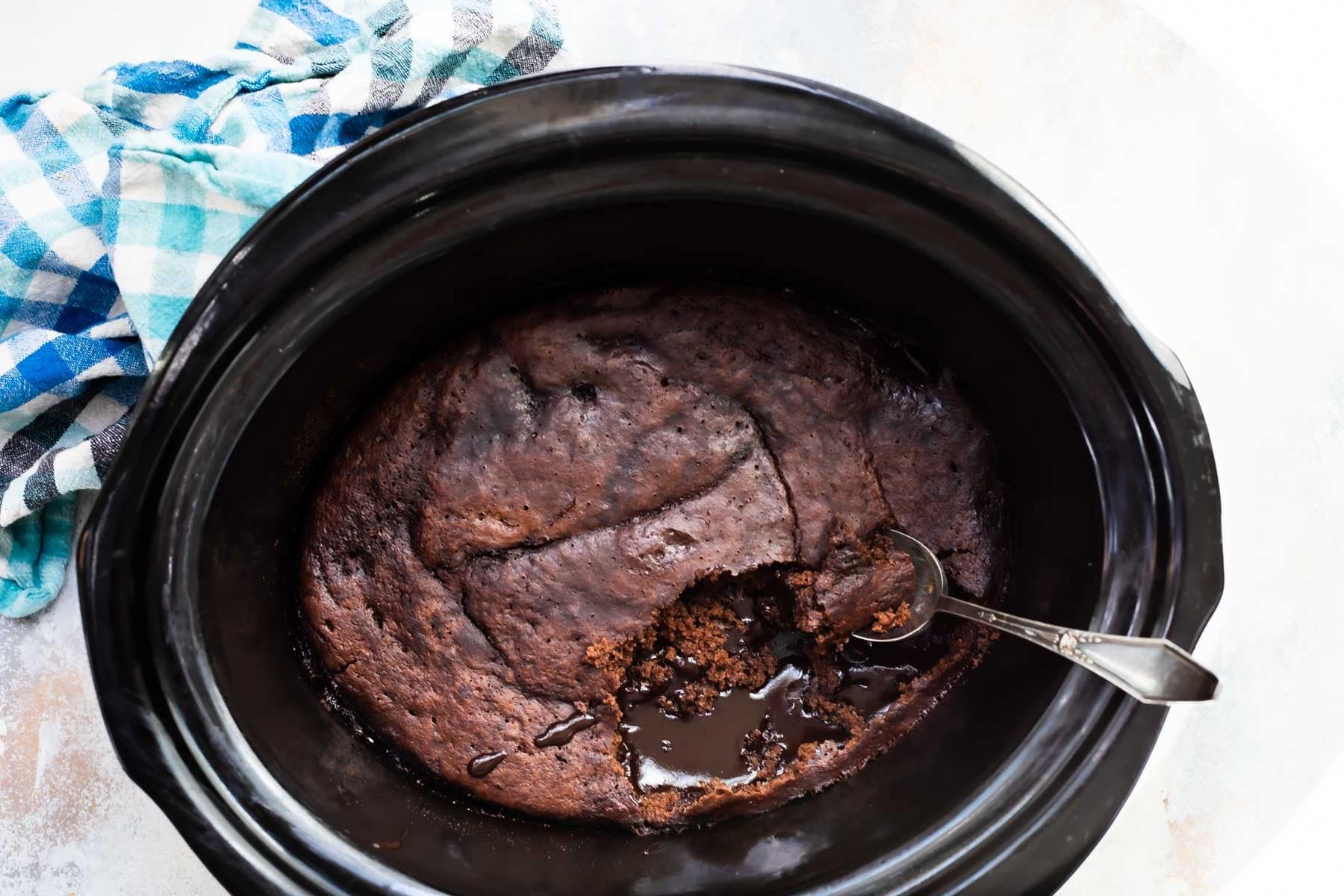 Slow Cooker Chocolate Lava Cake Recipe