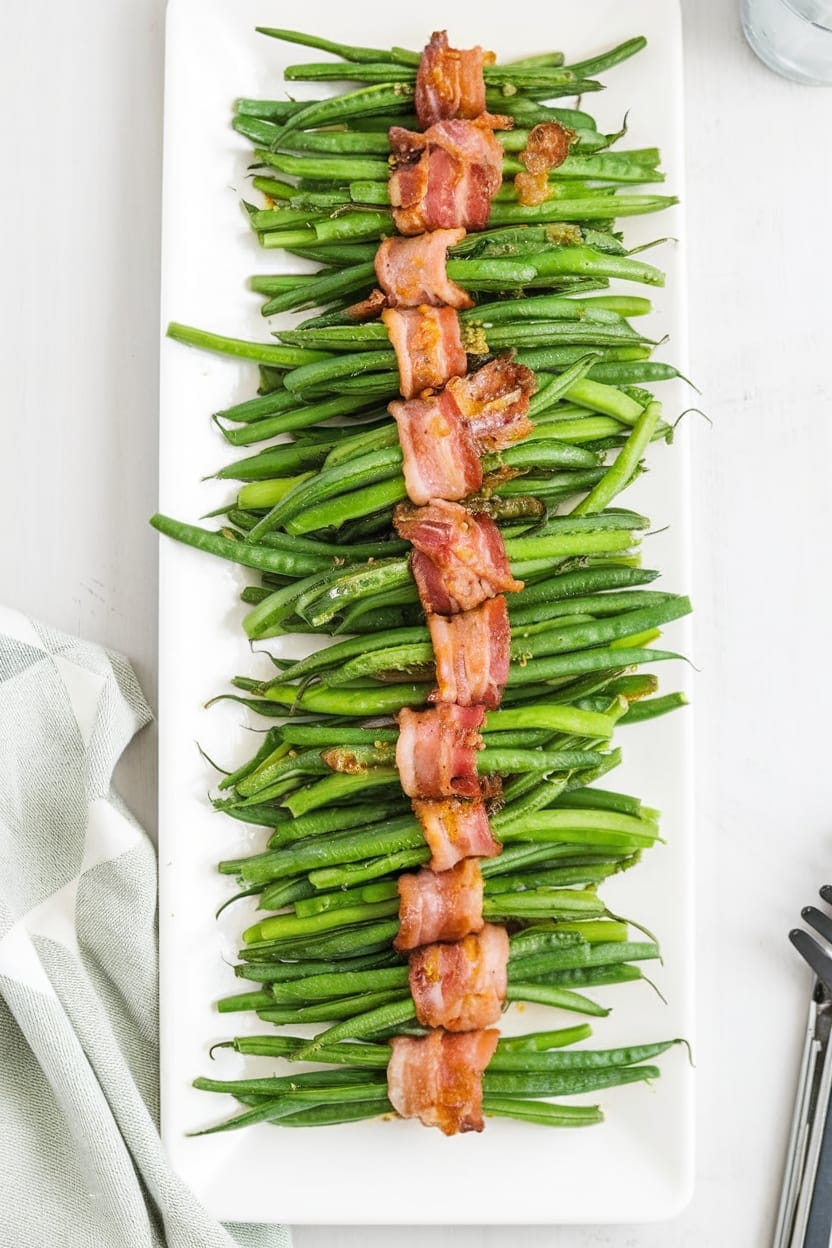 Bacon-Wrapped Green Bean Bundles