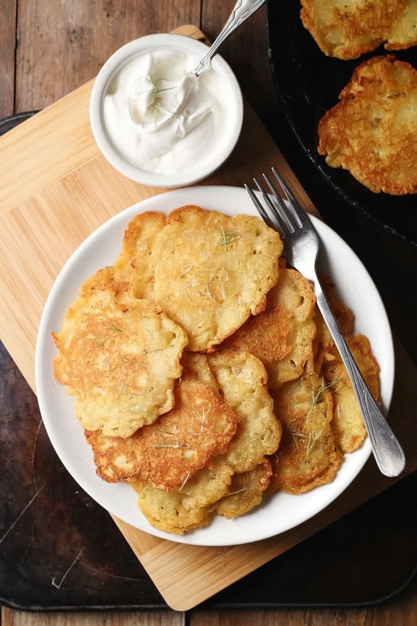 Polish Potato Pancakes (placki ziemniaczane)