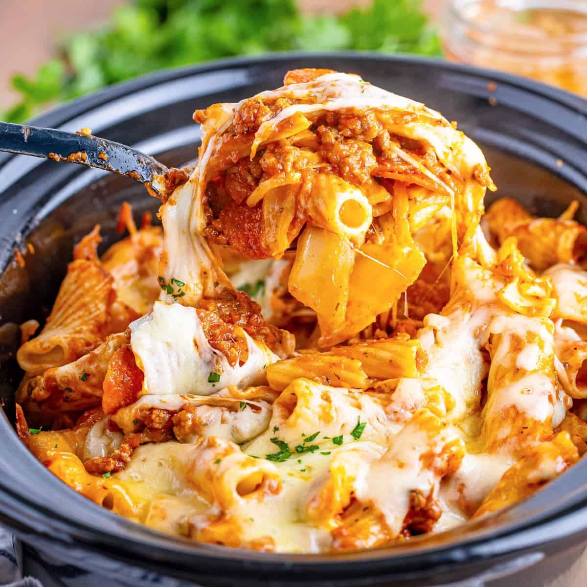 Slow Cooker Pizza Casserole Recipe