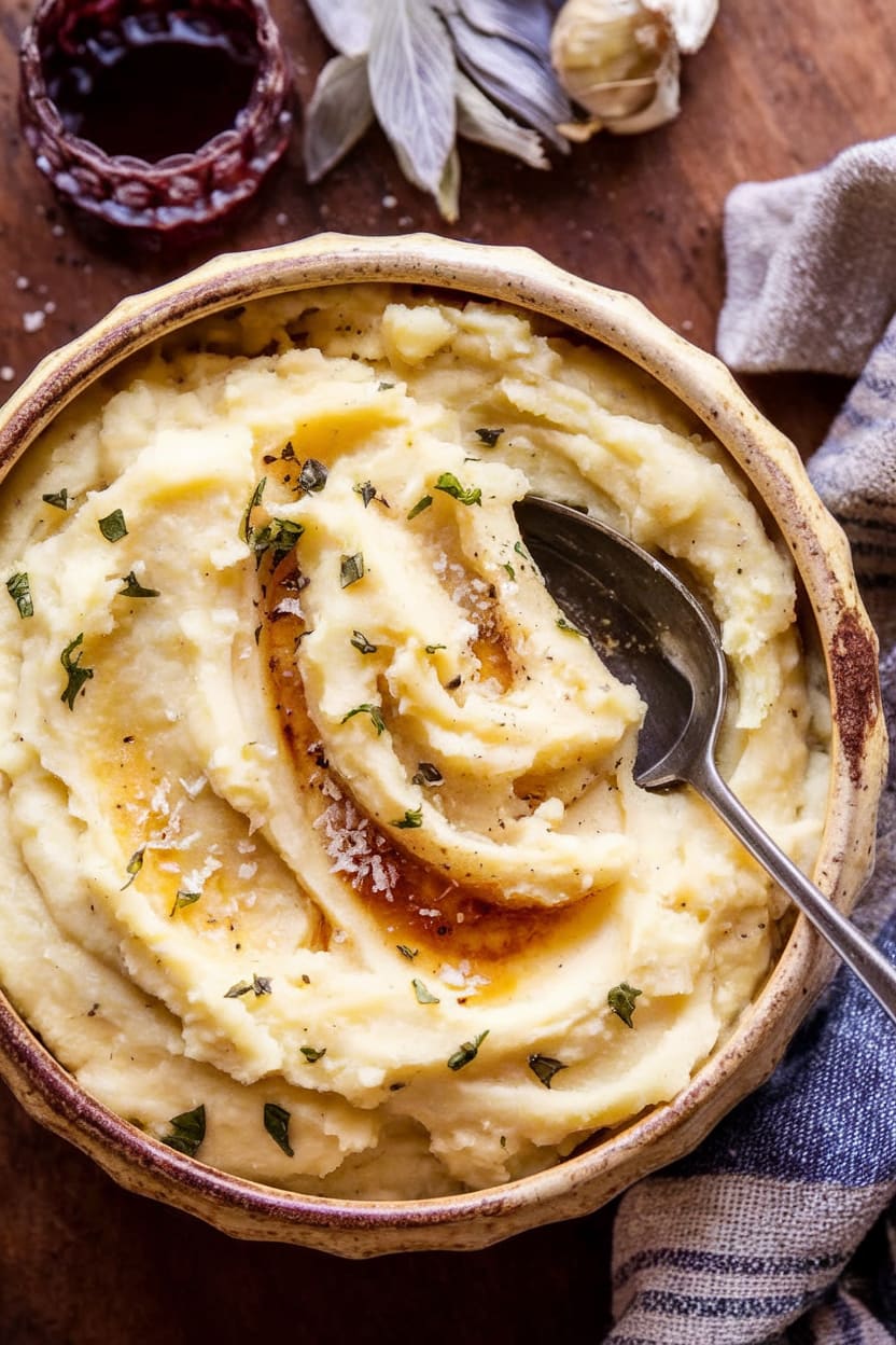 Roasted Garlic Mashed Potatoes