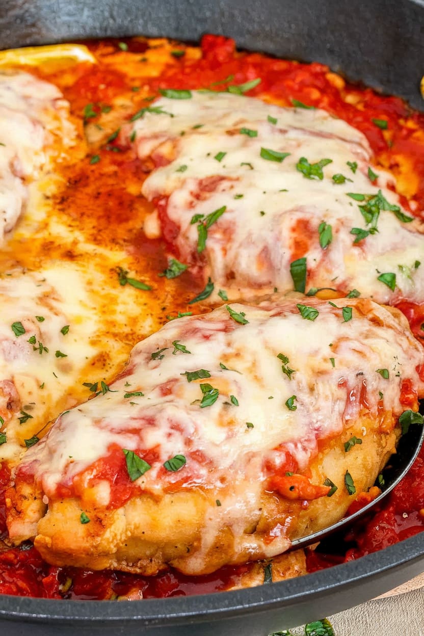 Skillet Chicken Parmesan