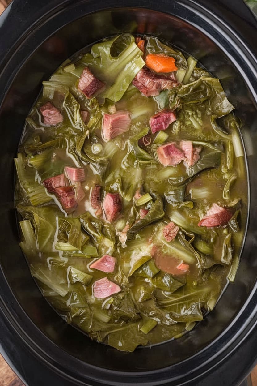 Slow Cooker Collard Greens